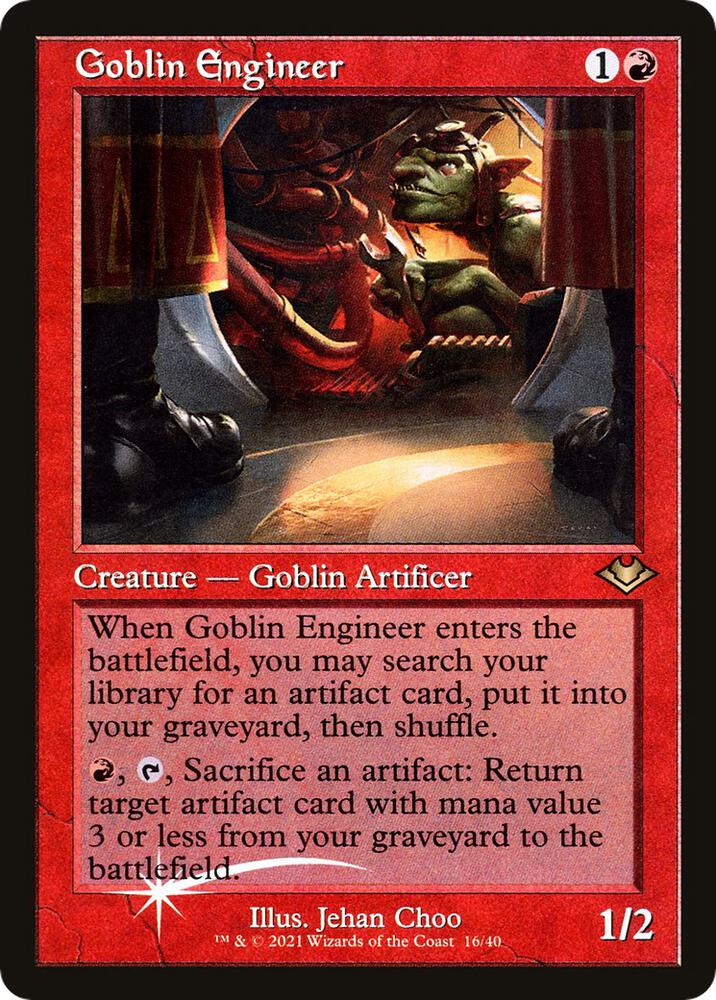 Goblin Engineer (Retro Frame) [Modern Horizons] 16
