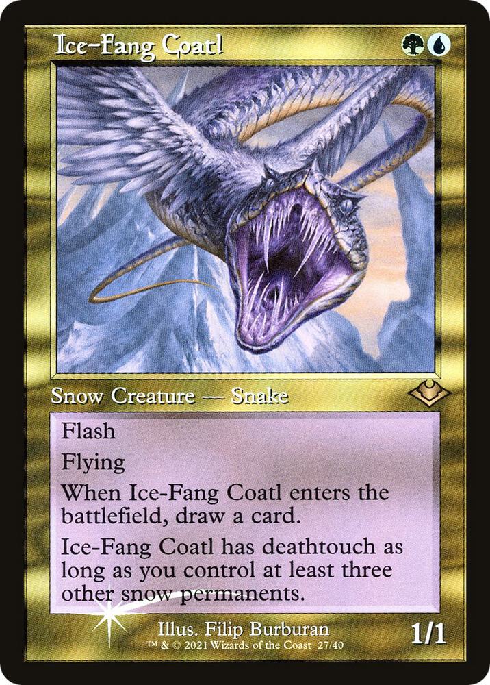 Ice-Fang Coatl (Retro Frame) [Modern Horizons] 27