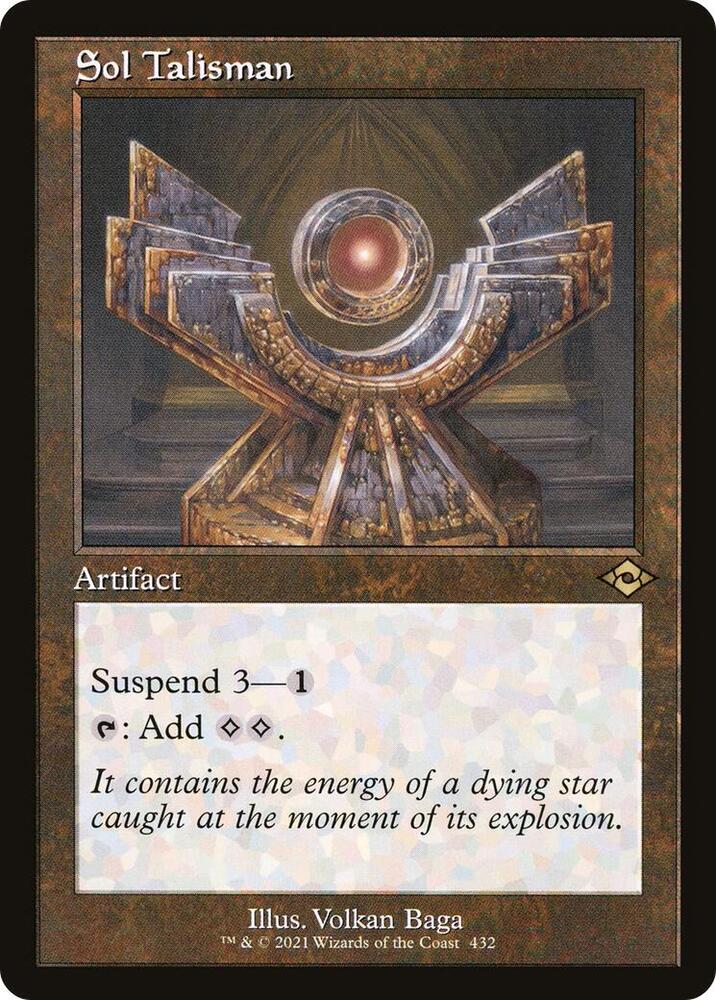 Sol Talisman (Retro Frame) [Modern Horizons 2] 432