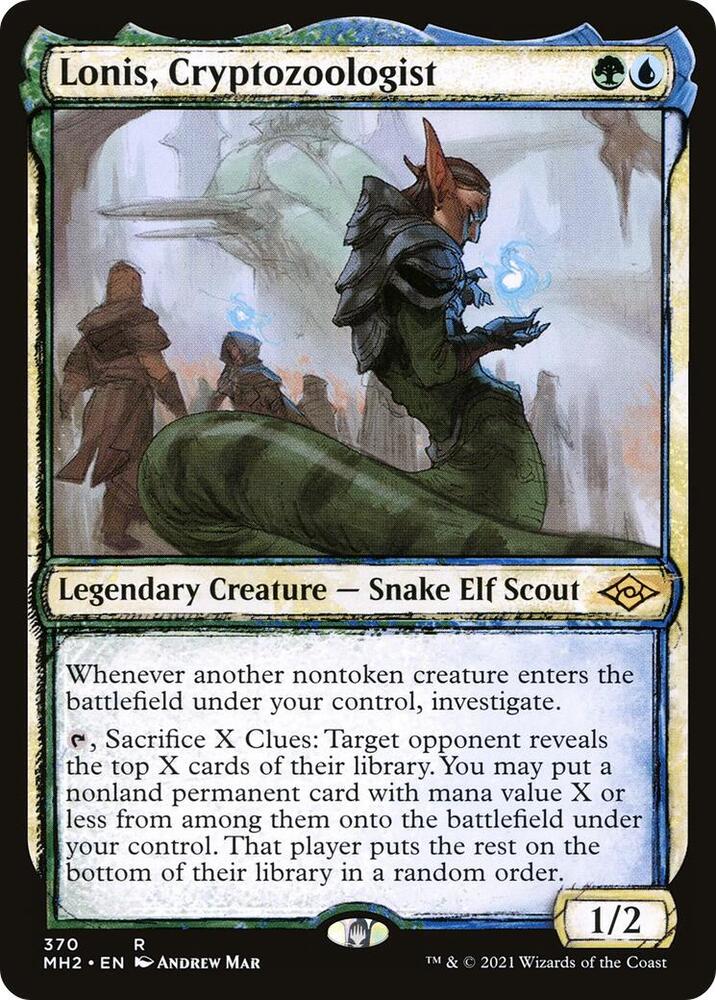 Lonis, Cryptozoologist (Showcase) [Modern Horizons 2] 370