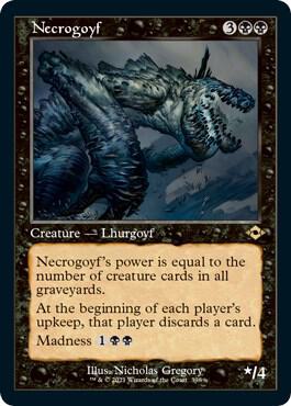 Necrogoyf (Retro Frame) (Foil Etched) [Modern Horizons 2] 398
