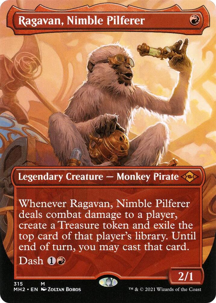 Ragavan, Nimble Pilferer (Borderless) [Modern Horizons 2] 315
