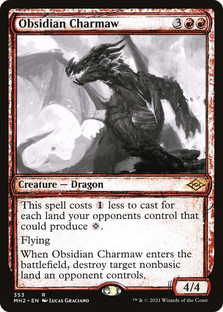 Obsidian Charmaw (Showcase) [Modern Horizons 2] 353
