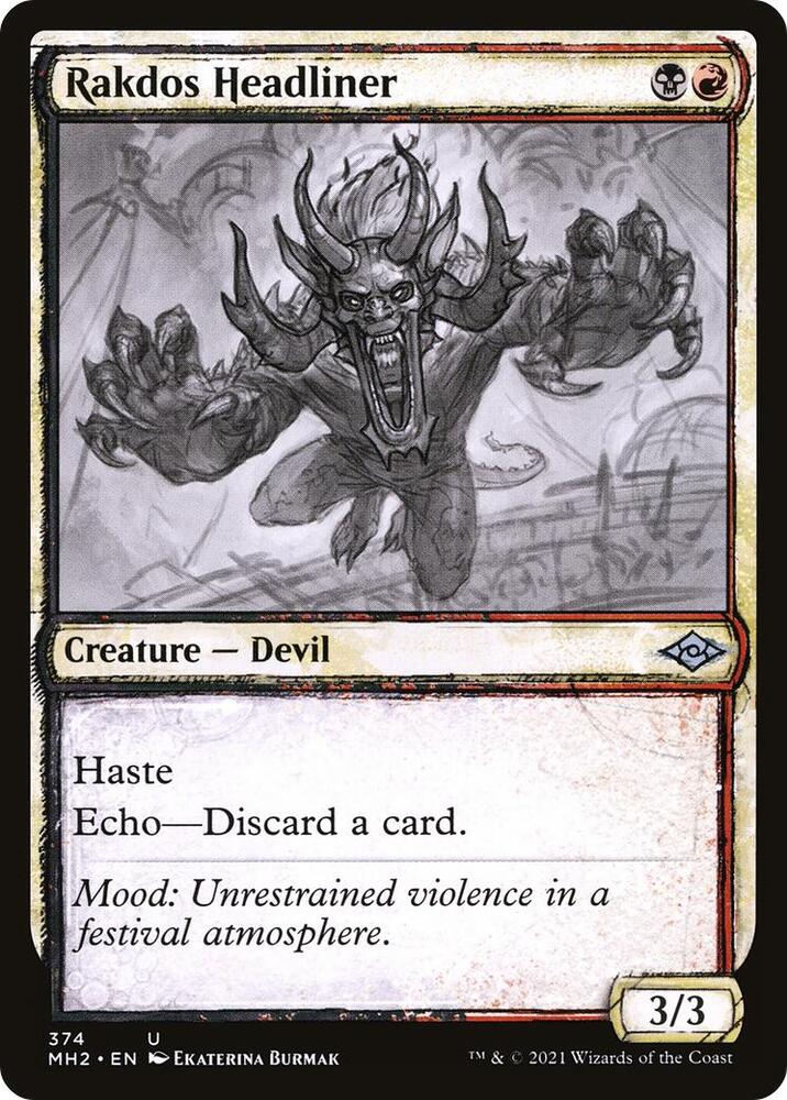 Rakdos Headliner (Showcase) [Modern Horizons 2] 374