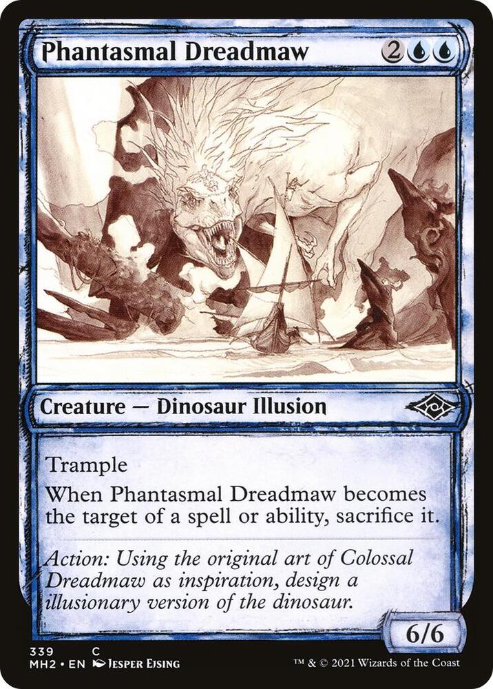 Phantasmal Dreadmaw (Showcase) [Modern Horizons 2] 339