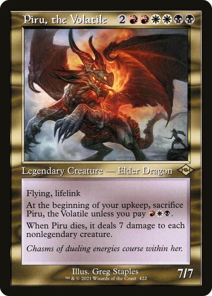 Piru, the Volatile (Retro Frame) [Modern Horizons 2] 422