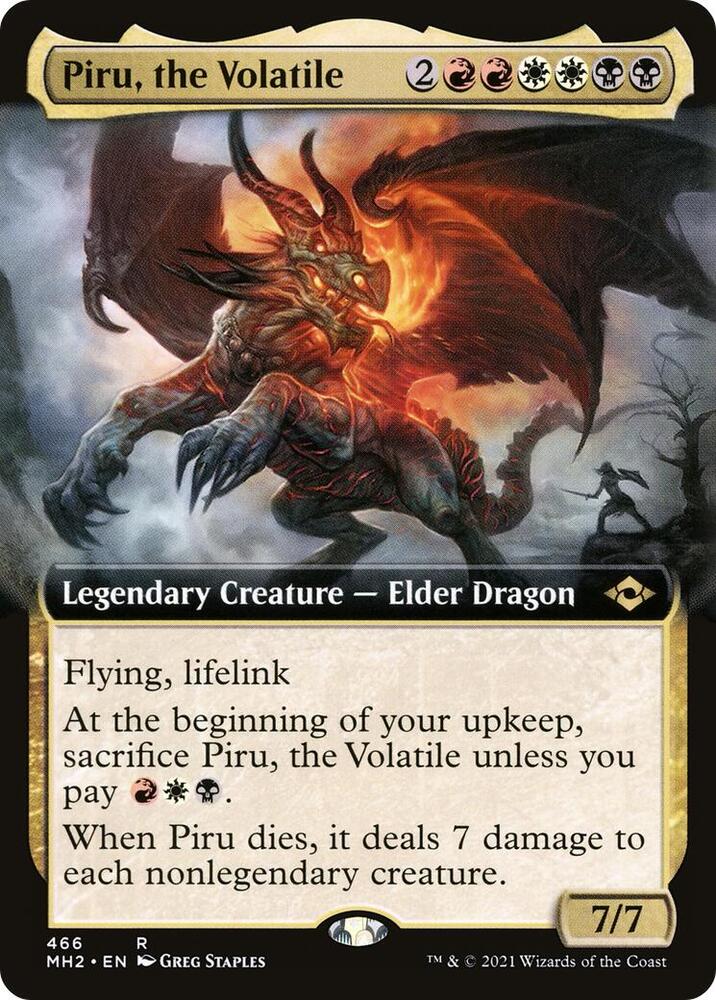 Piru, the Volatile (Extended Art) [Modern Horizons 2] 466