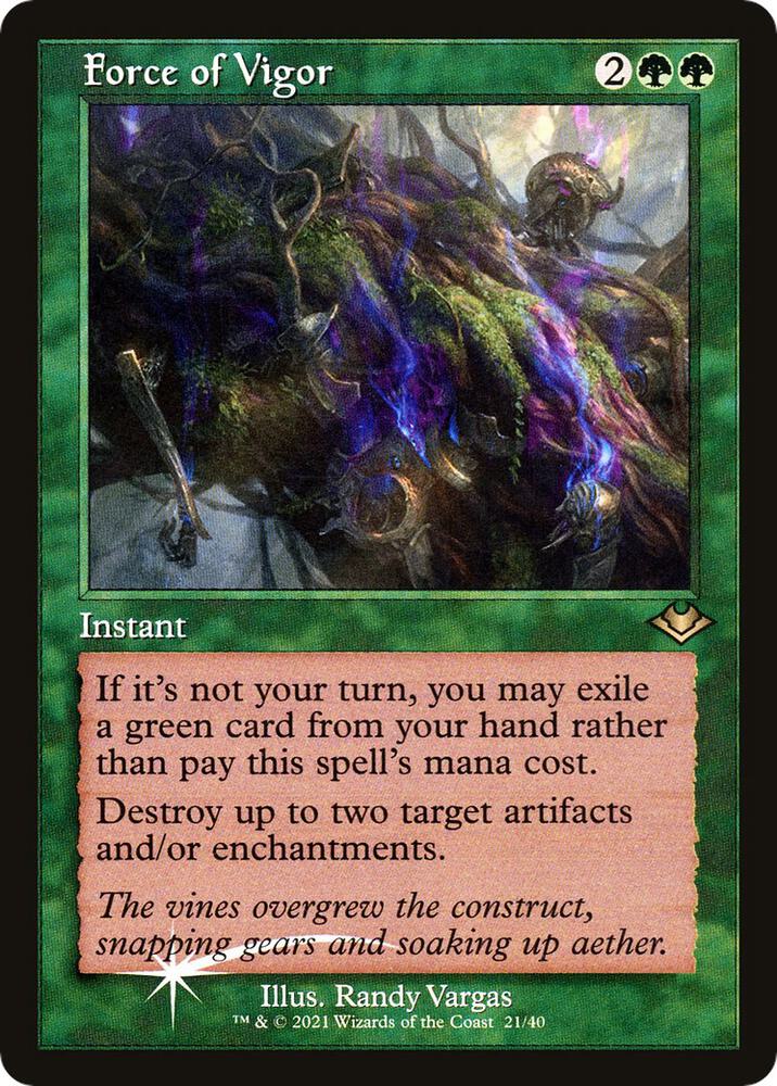 Force of Vigor (Retro Frame) [Modern Horizons] 21