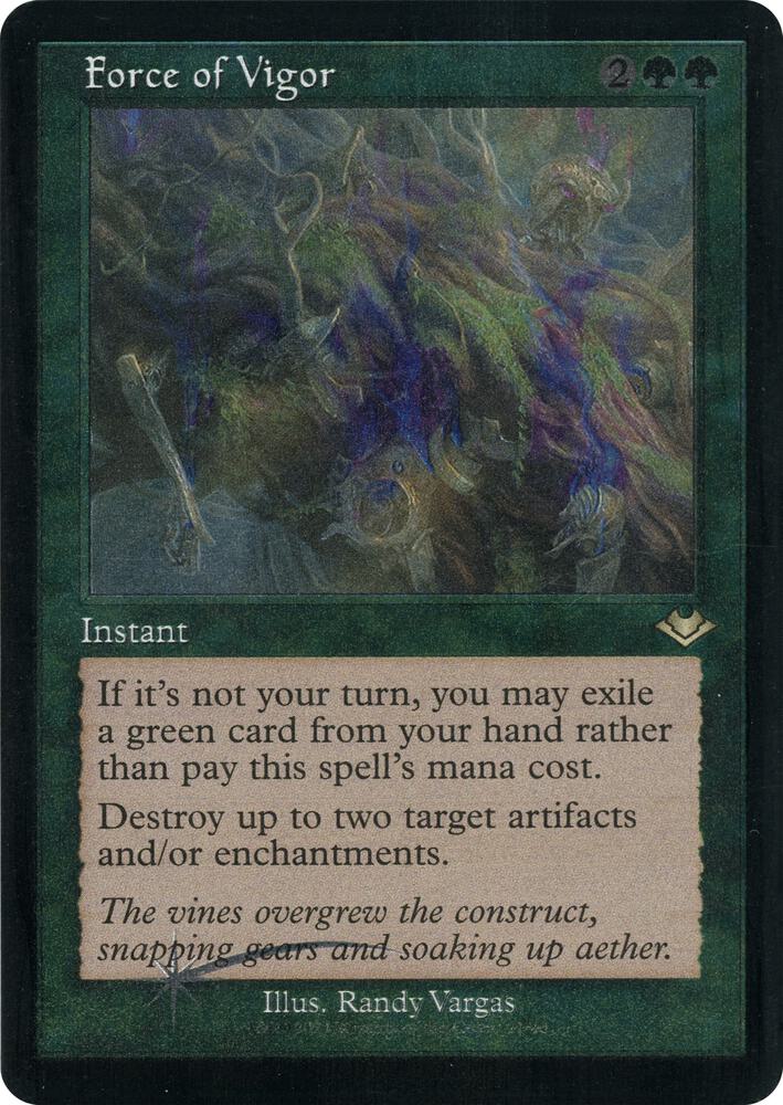Force of Vigor (Retro Frame) (Foil Etched) [Modern Horizons] 21