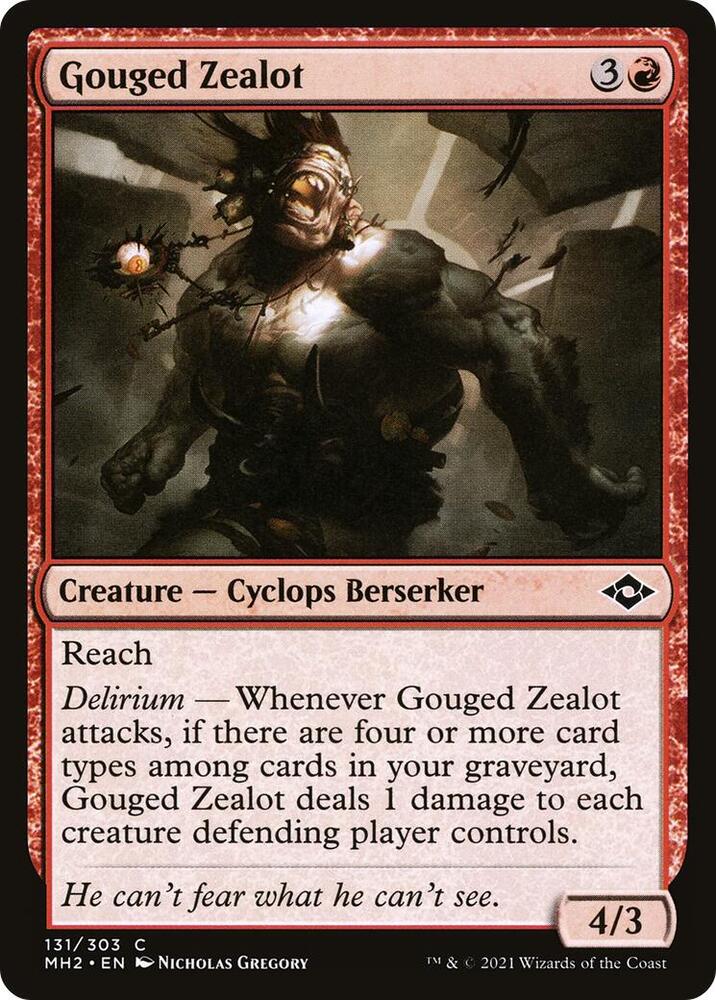 Gouged Zealot [Modern Horizons 2] 131