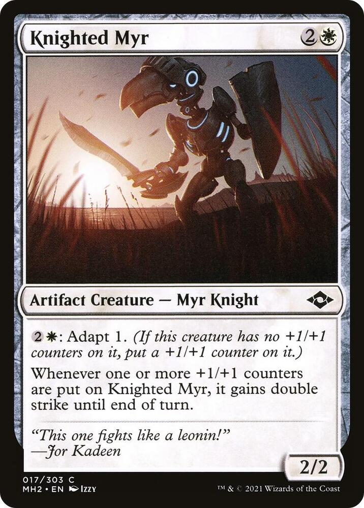 Knighted Myr [Modern Horizons 2] 17