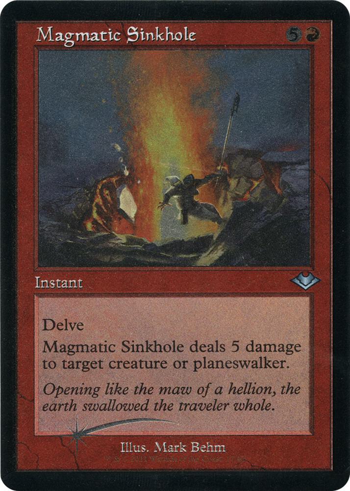 Magmatic Sinkhole (Retro Frame) (Foil Etched) [Modern Horizons] 17