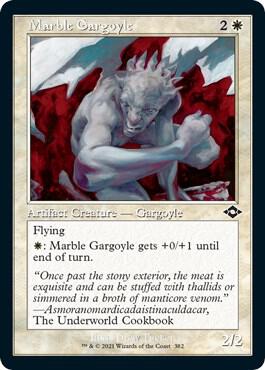 Marble Gargoyle (Retro Frame) (Foil Etched) [Modern Horizons 2] 382