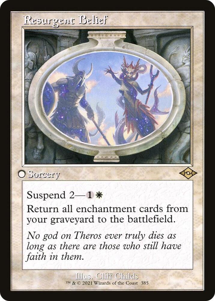 Resurgent Belief (Retro Frame) [Modern Horizons 2] 385
