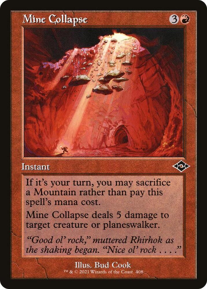 Mine Collapse (Retro Frame) [Modern Horizons 2] 408