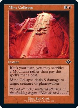 Mine Collapse (Retro Frame) (Foil Etched) [Modern Horizons 2] 408