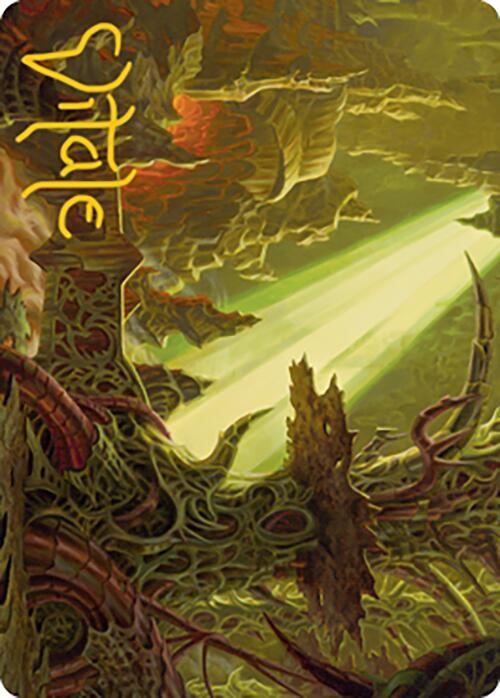 Darkmoss Bridge Art Card (Gold-Stamped Signature) [Art Series: Modern Horizons 2] 72