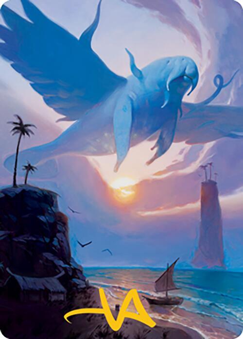 Aeromoeba Art Card (Gold-Stamped Signature) [Art Series: Modern Horizons 2] 11