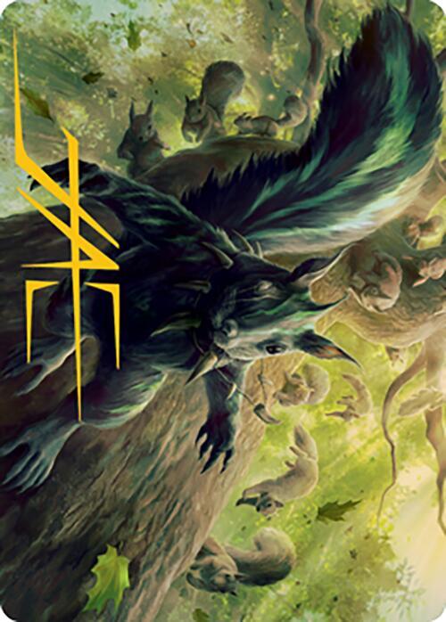 Chatterfang, Squirrel General Art Card (68/81) (Gold-Stamped Signature) [Art Series: Modern Horizons 2] 68