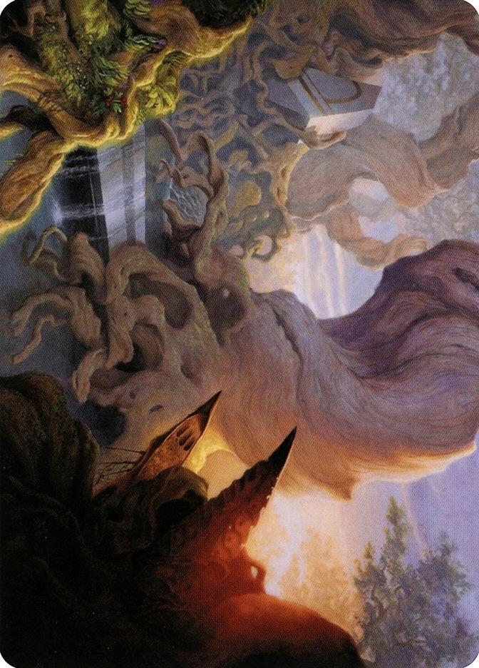Yavimaya, Cradle of Growth Art Card [Art Series: Modern Horizons 2] 66