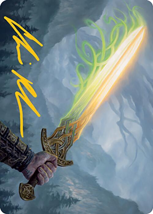 Sword of Hearth and Home Art Card (Gold-Stamped Signature) [Art Series: Modern Horizons 2] 64