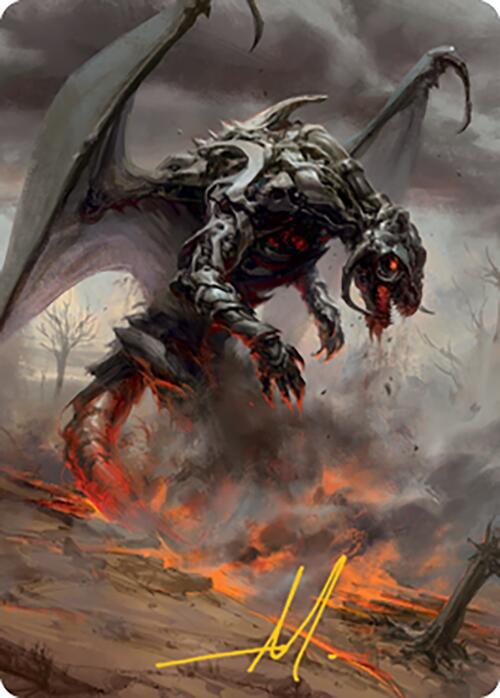 Scion of Draco Art Card (Gold-Stamped Signature) [Art Series: Modern Horizons 2] 62