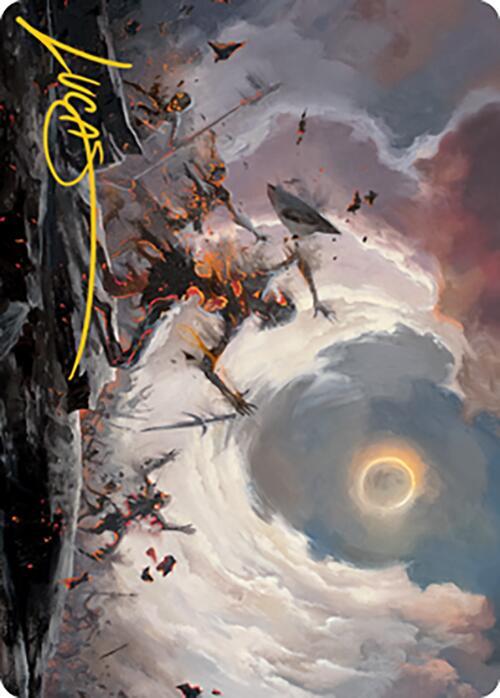 Damn Art Card (Gold-Stamped Signature) [Art Series: Modern Horizons 2] 28