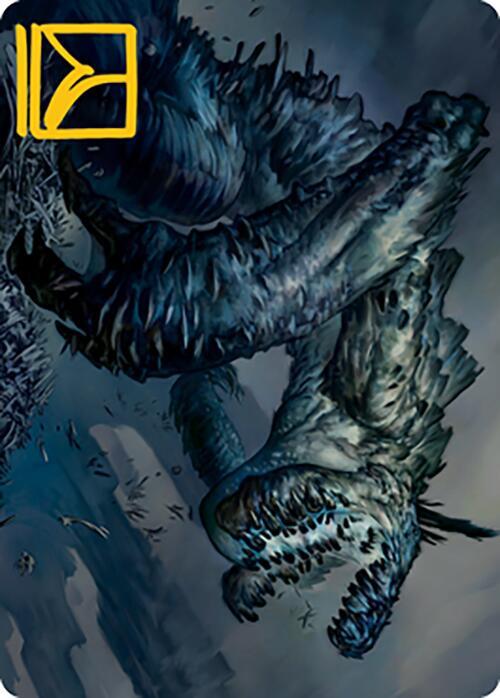 Necrogoyf Art Card (Gold-Stamped Signature) [Art Series: Modern Horizons 2] 31