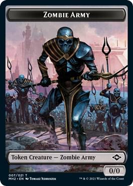 Zombie Army Token [Modern Horizons 2] 7