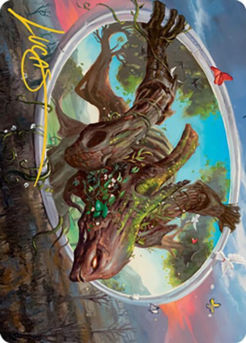 Gaea's Will Art Card (Gold-Stamped Signature) [Art Series: Modern Horizons 2] 38