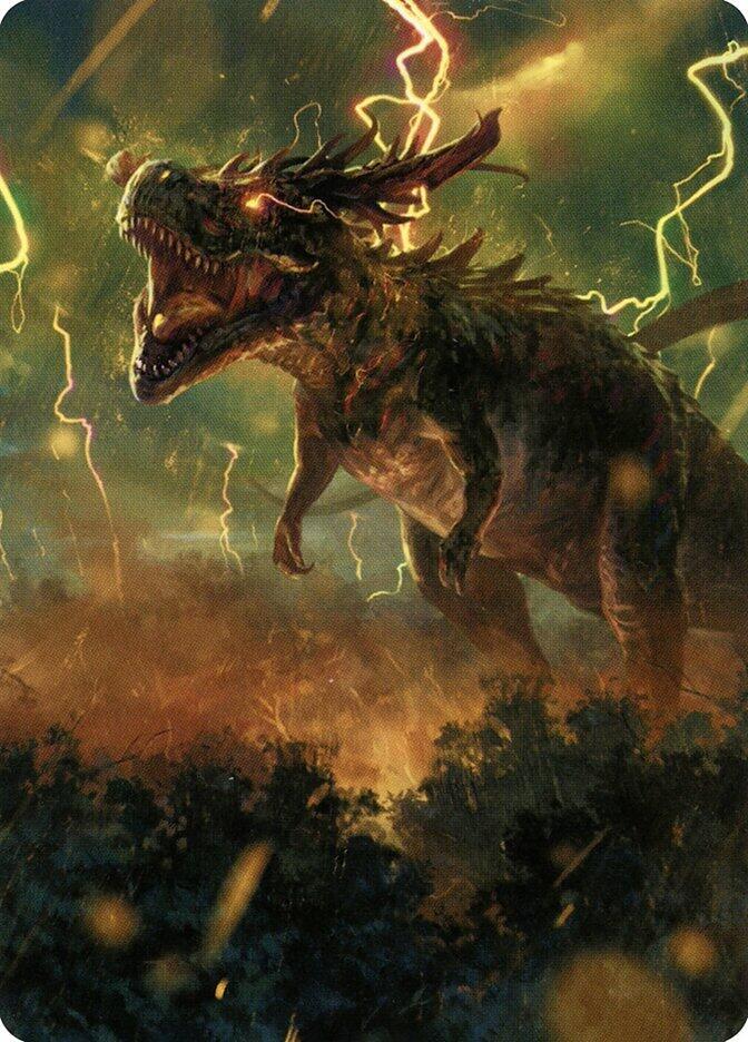 Thrasta, Tempest's Roar Art Card (42/81) [Art Series: Modern Horizons 2] 42