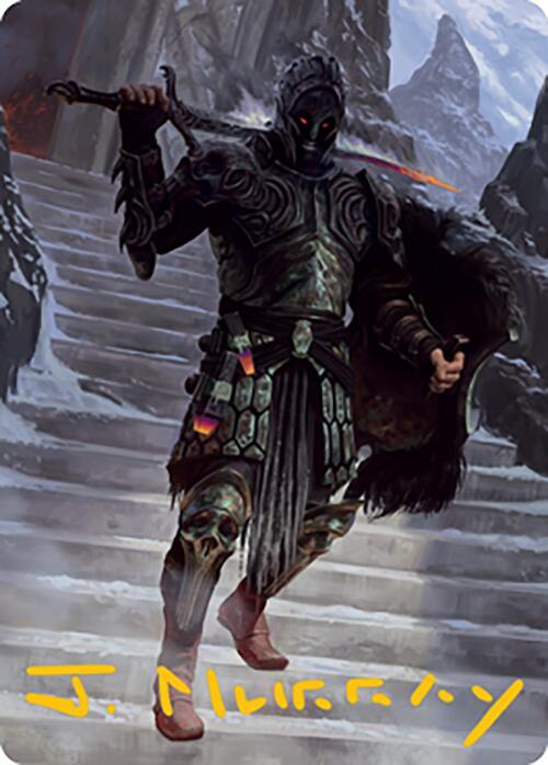 Dakkon, Shadow Slayer Art Card (49/81) (Gold-Stamped Signature) [Art Series: Modern Horizons 2] 49