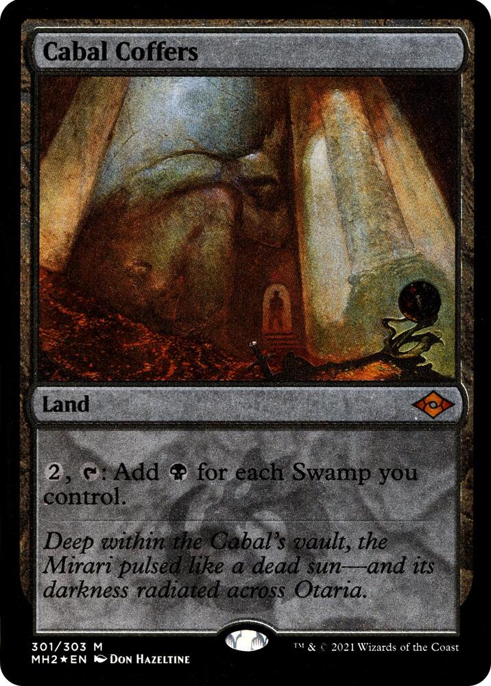 Cabal Coffers (Foil Etched) [Modern Horizons 2] 301