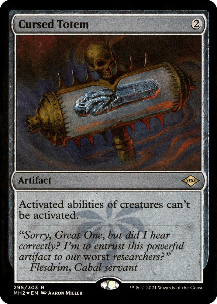 Cursed Totem (Foil Etched) [Modern Horizons 2] 295