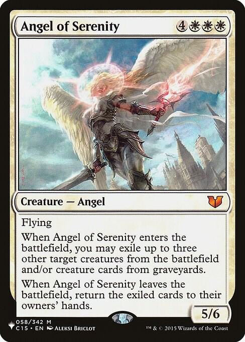 Angel of Serenity (C15) [The List Reprints] 058/342