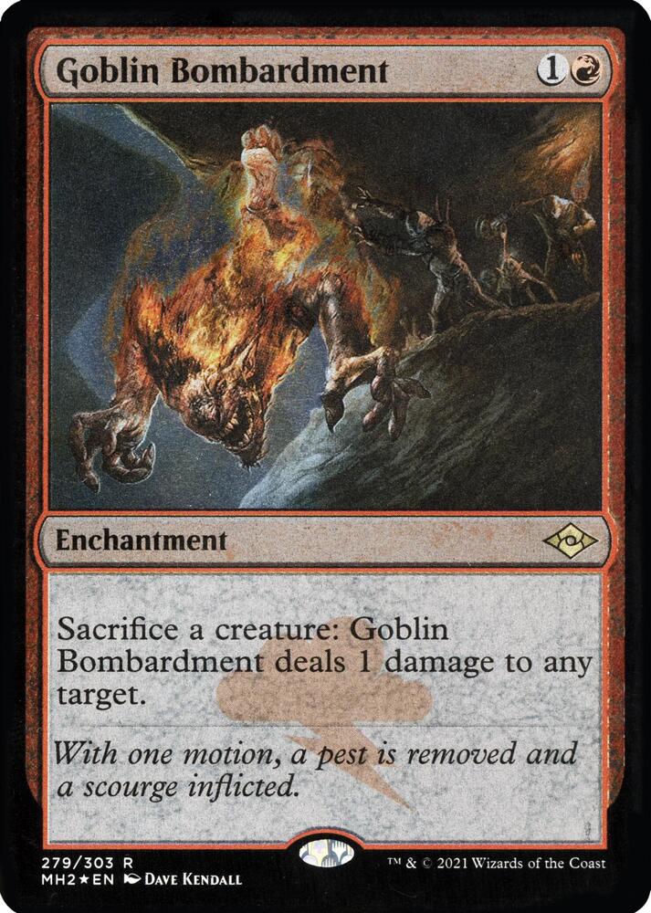 Goblin Bombardment (Foil Etched) [Modern Horizons 2] 279