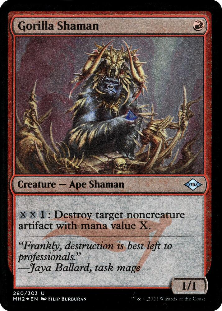 Gorilla Shaman (Foil Etched) [Modern Horizons 2] 280