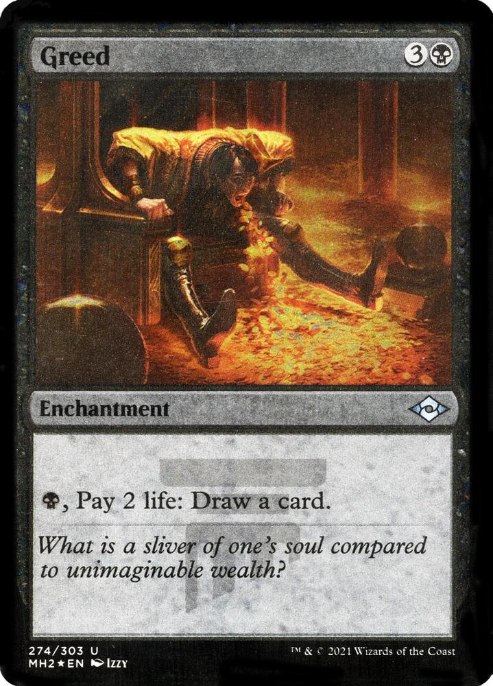 Greed (Foil Etched) [Modern Horizons 2] 274