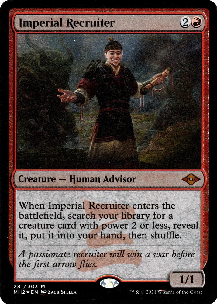 Imperial Recruiter (Foil Etched) [Modern Horizons 2] 281
