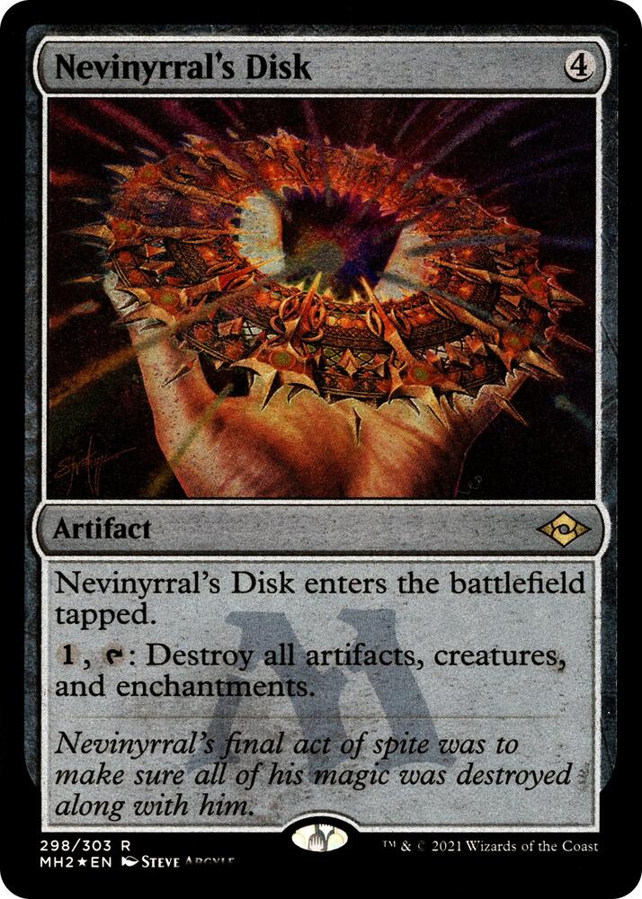 Nevinyrral's Disk (Foil Etched) [Modern Horizons 2] 298