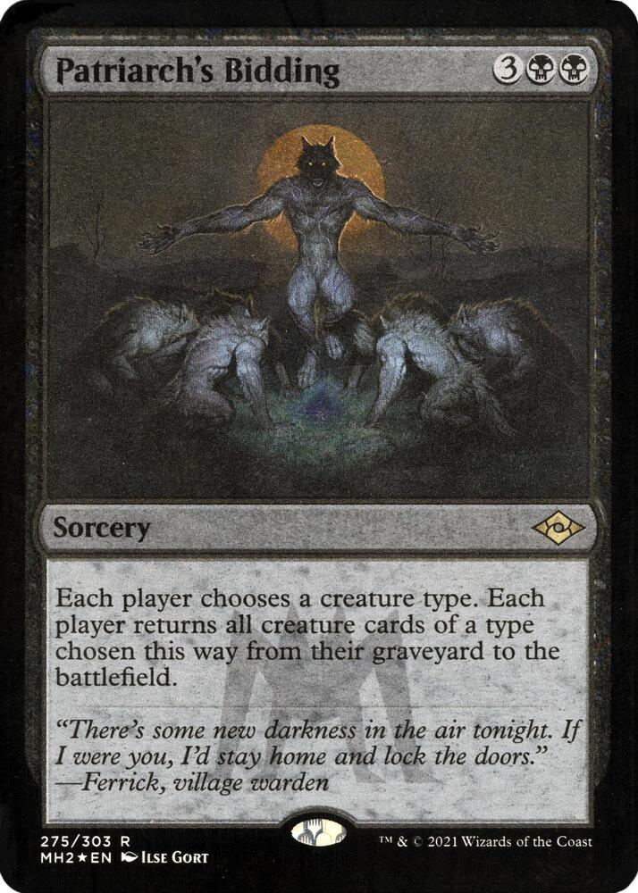Patriarch's Bidding (Foil Etched) [Modern Horizons 2] 275