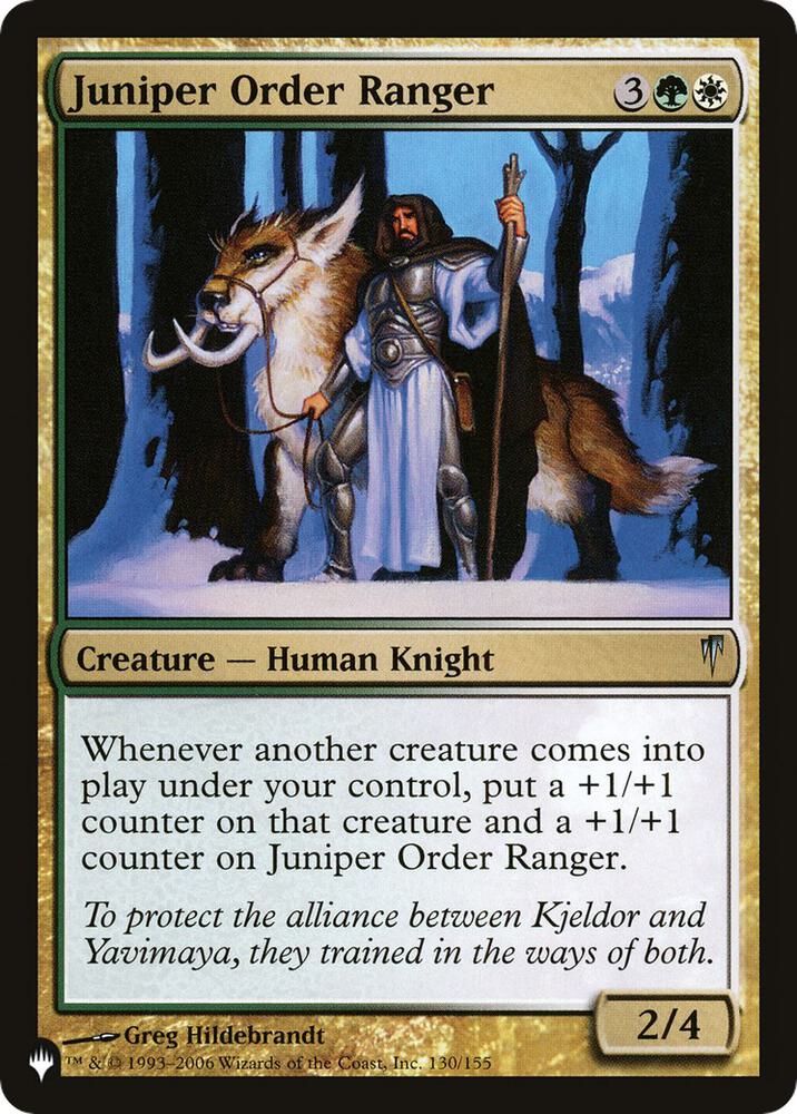 Juniper Order Ranger [The List Reprints] 130/155