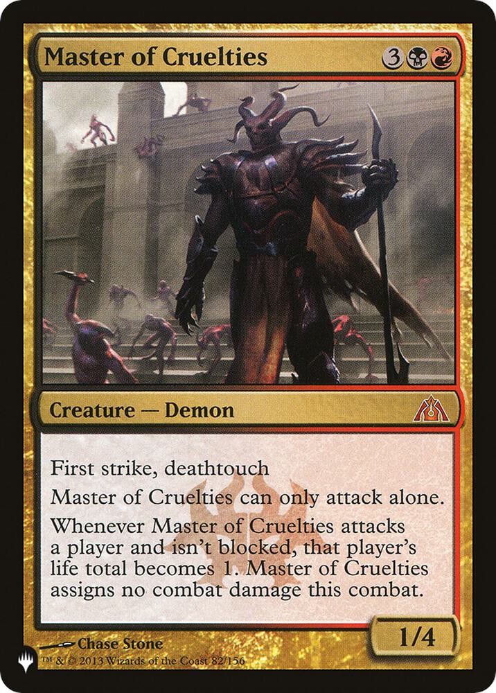 Master of Cruelties [The List Reprints] 82/156