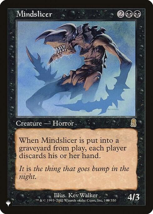 Mindslicer [The List Reprints] 149/350
