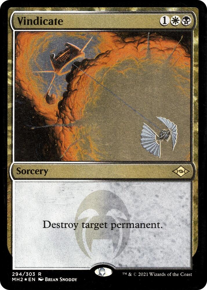 Vindicate (Foil Etched) [Modern Horizons 2] 294