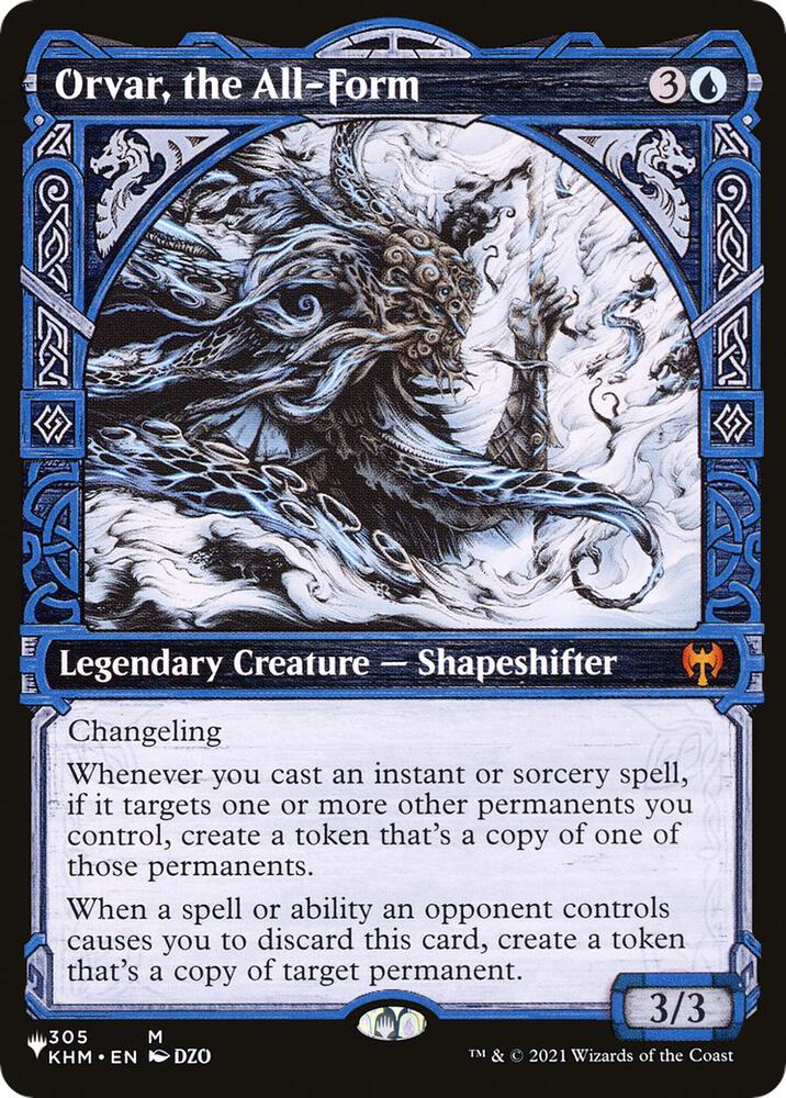 Orvar, the All-Form (Showcase) [The List Reprints] 305/285