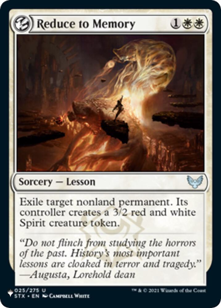Reduce to Memory [The List Reprints] 025/275