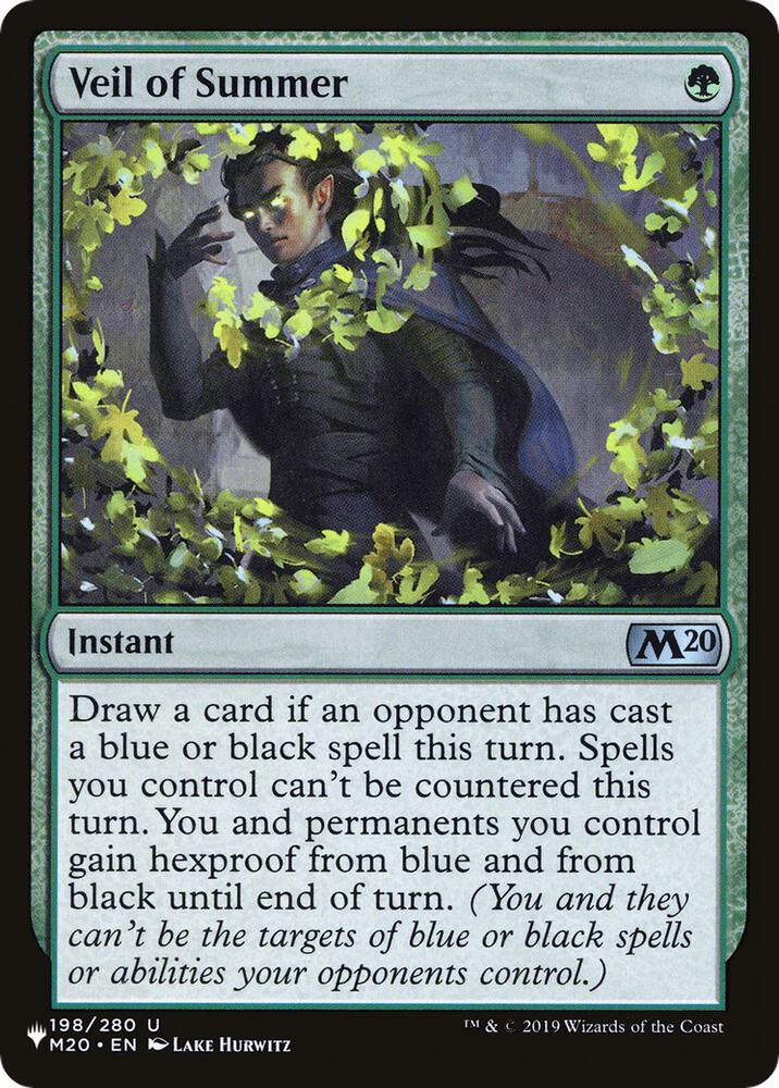 Veil of Summer [The List Reprints] 198/280