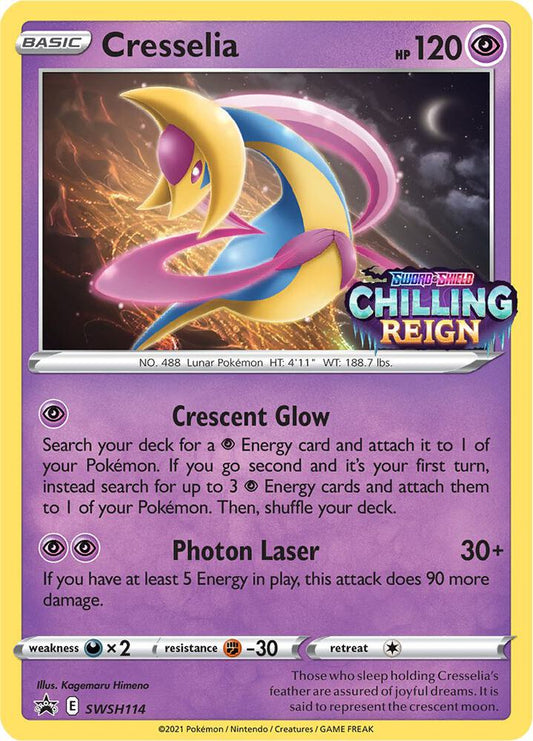 Cresselia - SWSH114 (Prerelease) [SWSH: Sword & Shield Promo Cards] SWSH114
