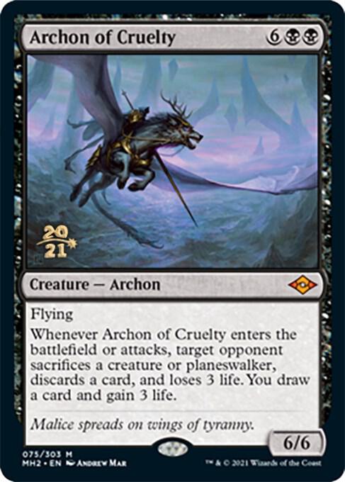 Archon of Cruelty [Prerelease Cards] 75